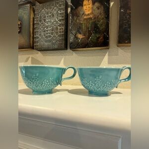 Anthropologie Abelia Teacup‎ Set of Two